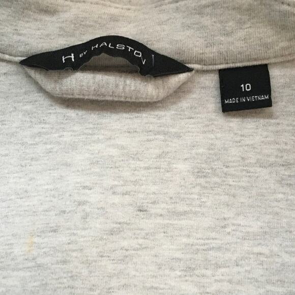 H by Halston Cotton Jersey Cropped Moto Jacket - Picture 11 of 14